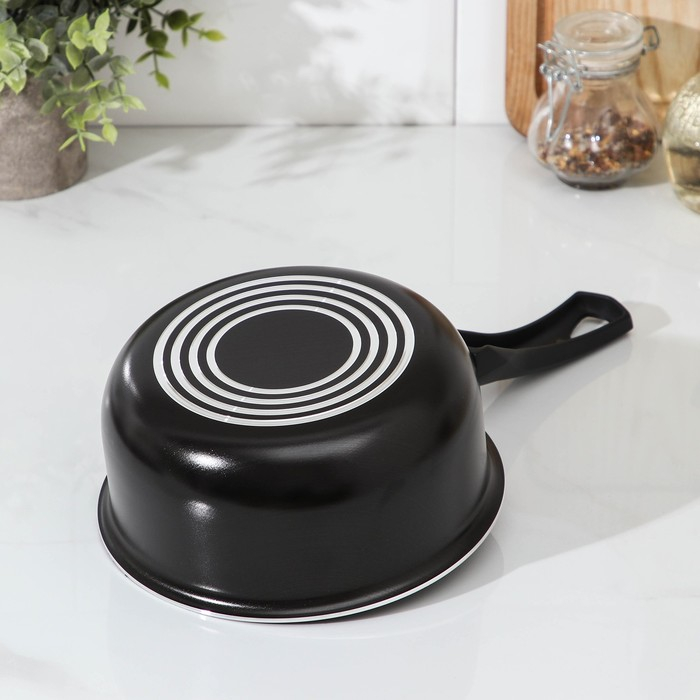 Ковш Consul d=16 см, 1,2 л, антипригарное покрытие, цвет чёрный Ковш Consul d=16 см, 1,2 л, антипригарное покрытие, цвет чёрный