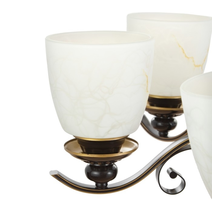 Люстра Люстра "Аруна" 6х40Вт Е27 черный 67х67х46 см BayerLux