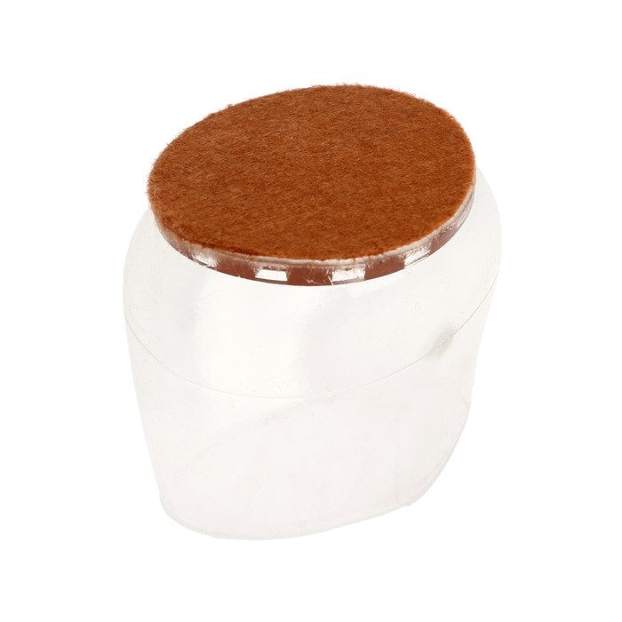 Накладка мебельная резина фетр, круглая, d=30-40 мм, 4 шт Накладка мебельная резина фетр, круглая, d=30-40 мм, 4 шт