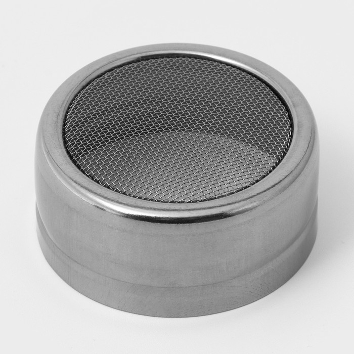 Диспенсер для сахарной пудры Доляна, 300 мл, 7×12,6 см, цвет хромированный Диспенсер для сахарной пудры Доляна, 300 мл, 7×12,6 см, цвет хромированный