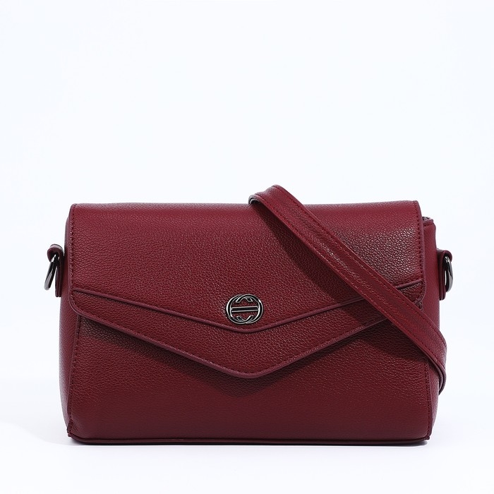 Сумка-мессенджер на магните, цвет бордовый Сумка-мессенджер на магните, цвет бордовый