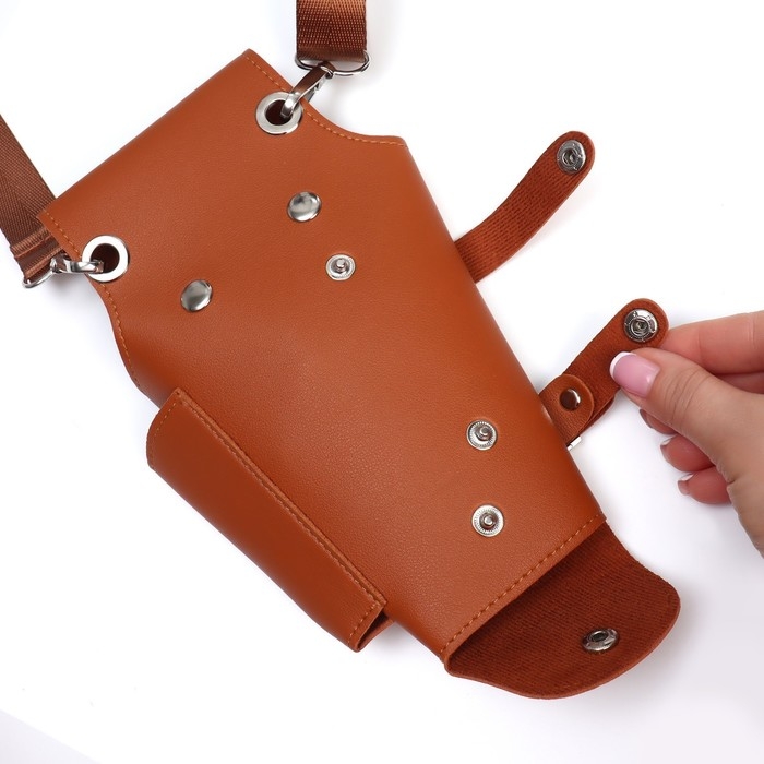 Сумка для мастера, 23 × 13,7 см, длина ремня 117 см, цвет МИКС Сумка для мастера, 23 × 13,7 см, длина ремня 117 см, цвет МИКС