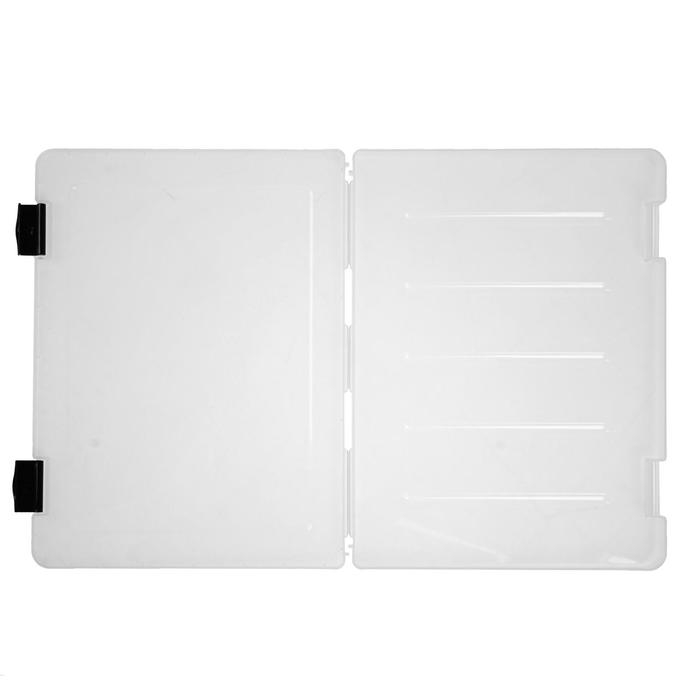 Папка для документов А4, с черными защелками, 230 х 305 х 23 мм, прозрачный корпус Папка для документов А4, с черными защелками, 230 х 305 х 23 мм, прозрачный корпус