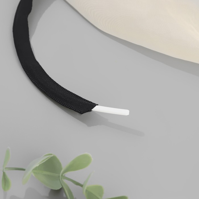 Лента тоннельная, двухстрочная, 10 мм, 10 ± 0,5 м, цвет чёрный Лента тоннельная, двухстрочная, 10 мм, 10 ± 0,5 м, цвет чёрный