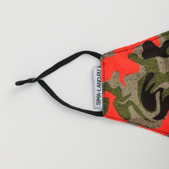 Маска тканевая с регулирующимися завязками  Маска тканевая с регулирующимися завязками "Хакки"
