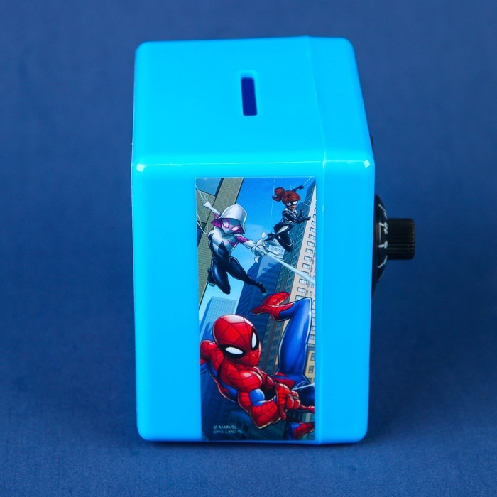 Копилка сейф, 8,8 см х 7,5 см х 8,8 см Копилка сейф, 8,8 см х 7,5 см х 8,8 см "Спайдер-мен", Человек-паук