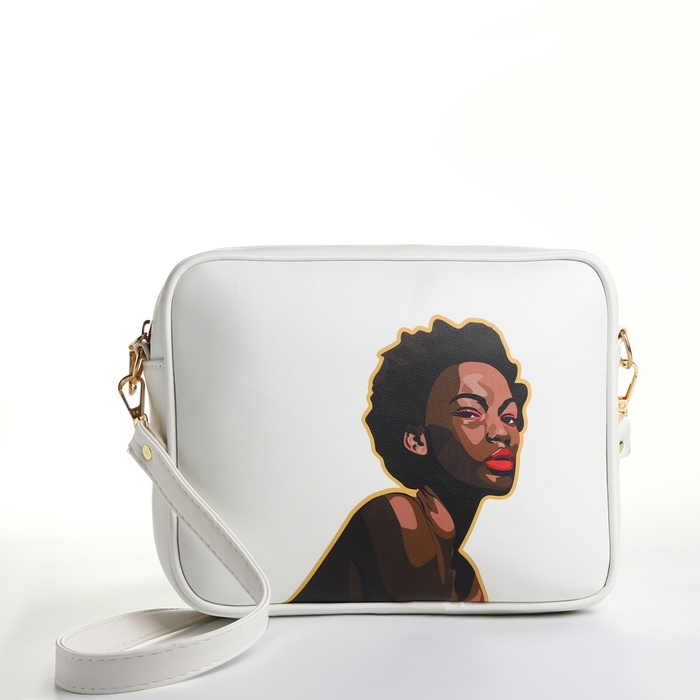 Сумка женская через плечо TEXTURA, маленького размера, цвет белый Сумка женская через плечо TEXTURA, маленького размера, цвет белый