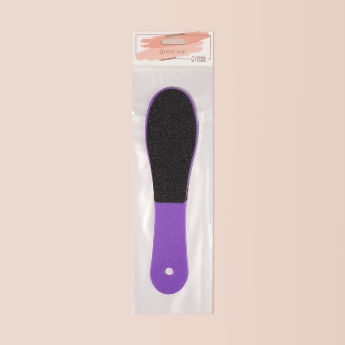 Пилка для ног, наждачная, двусторонняя, 23,5 см, цвет МИКС