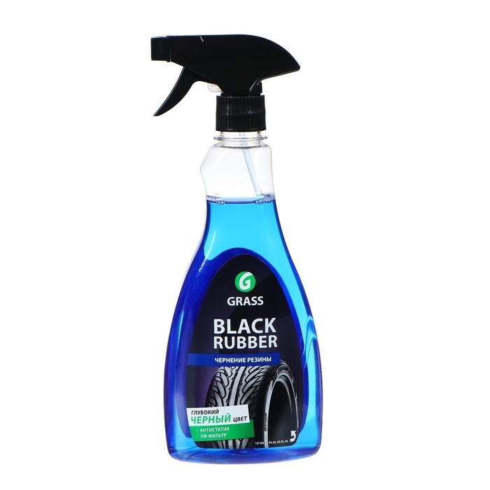 Полироль для шин Grass Black Rubber, триггер, 600 мл Полироль для шин Grass Black Rubber, триггер, 600 мл