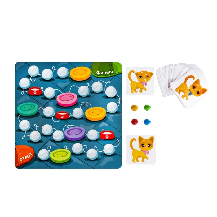 Игра настольная «50 котят», 2-4 игрока, 4-10 лет Игра настольная «50 котят», 2-4 игрока, 4-10 лет