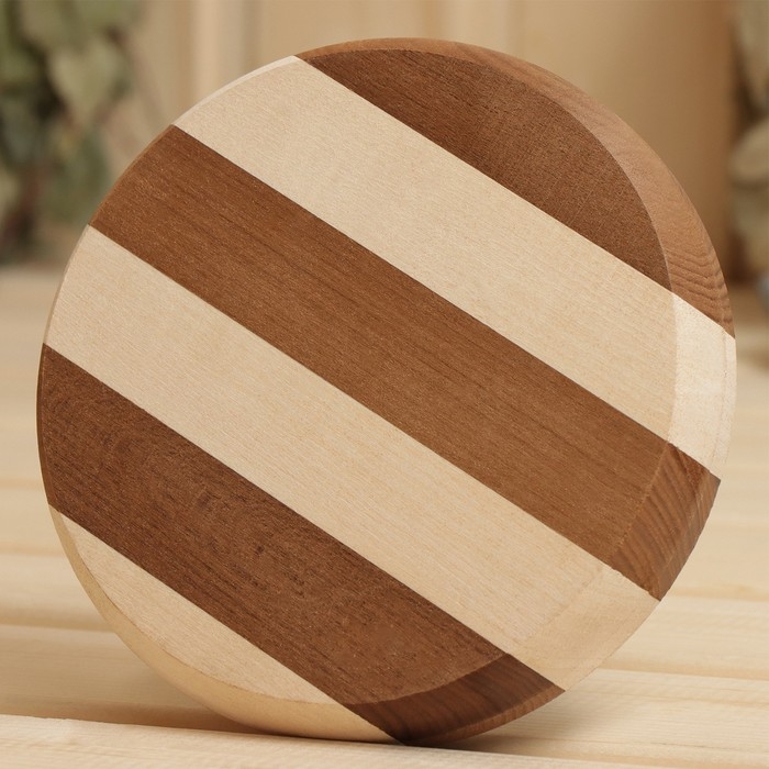 Вентиляционный клапан Вентиляционный клапан "Зебра", D=10см, липа, основание металл