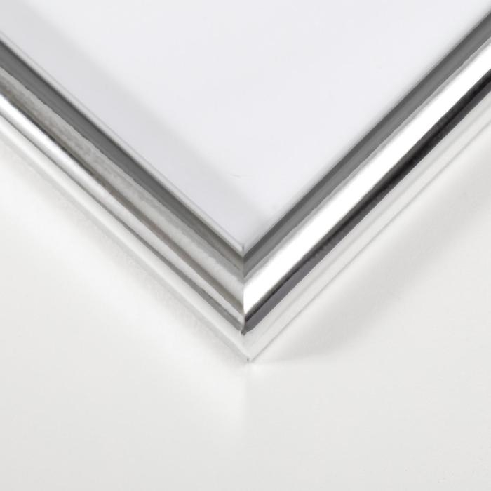 Фоторамка пластик 40х50 см, серебро (пластиковый экран) Фоторамка пластик 40х50 см, серебро (пластиковый экран)