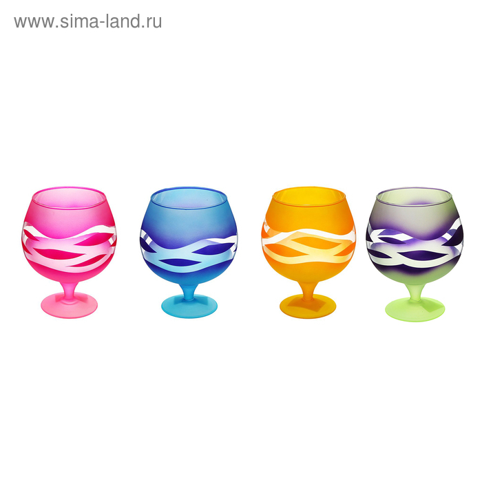 Ваза Ваза "Фентези" бренди бокал на ножке 2 л 20см МИКС