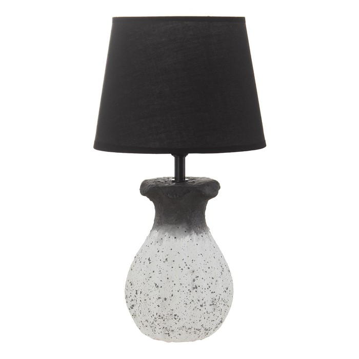 Настольная лампа Настольная лампа "Асфея" Е14 40Вт серо-черный 22х22х37 см RISALUX