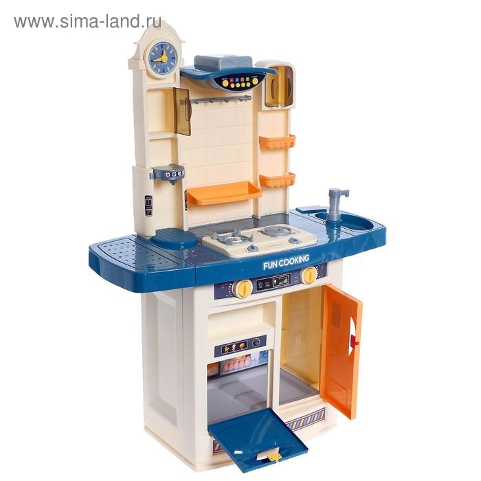 Игровой набор «Кухня шеф-повара», с аксессуарами, свет, звук, бежит вода из крана Игровой набор «Кухня шеф-повара», с аксессуарами, свет, звук, бежит вода из крана
