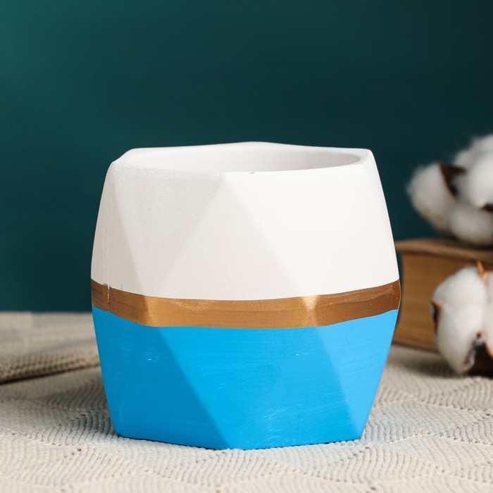 Кашпо  Кашпо "Ноа Многогранник" МИКС, 11х10см