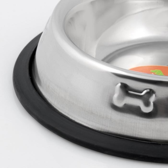 Миска с нескользящим основанием Миска с нескользящим основанием "Пирамида" рельефная, 230 мл