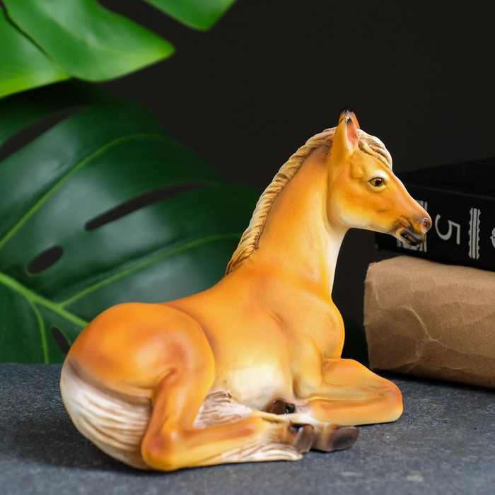 Фигура Фигура "Лошадь" рыжий, 14х8х10см