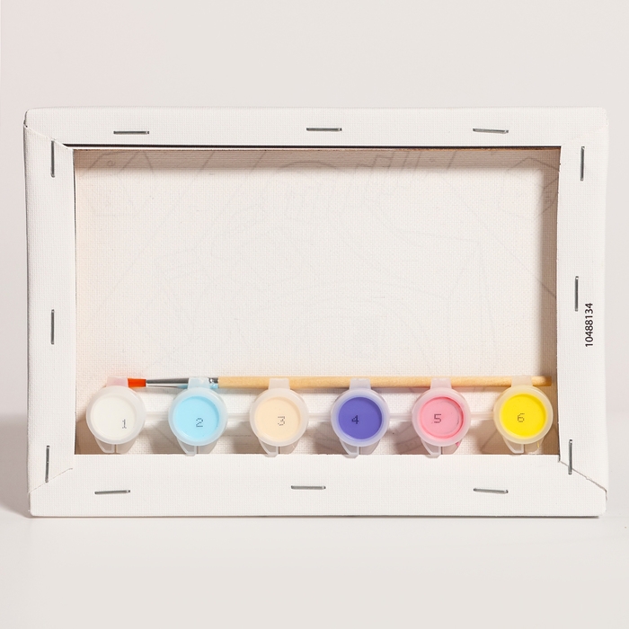 Картина по номерам для детей «Смелая девочка», 21 х 15 см