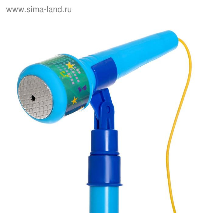 Микрофон «Волшебная музыка», цвет голубой Микрофон «Волшебная музыка», цвет голубой