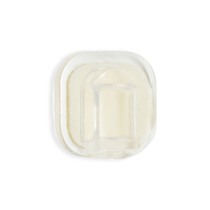 Держатель самоклеящийся для проводов и гирлянд ТУНДРА krep, 15х15 мм, 90 шт.