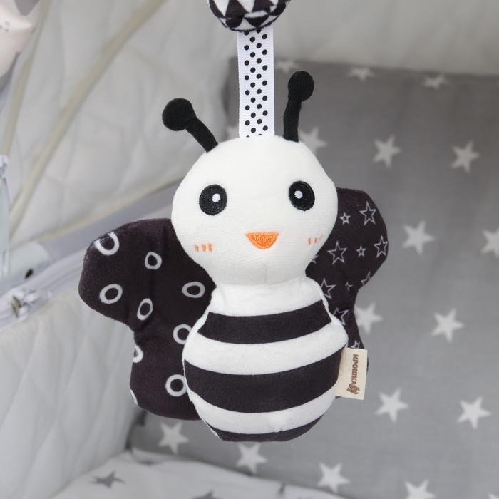 Подвеска - погремушка «Бабочка», по методике Г. Домана, на кроватку, коляску, Крошка Я Подвеска - погремушка «Бабочка», по методике Г. Домана, на кроватку, коляску, Крошка Я