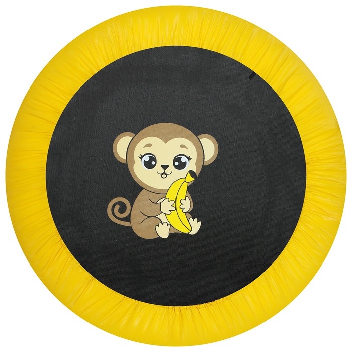 Батут детский ONLYTOP «Обезьянка», d=97 см, цвет жёлтый Батут детский ONLYTOP «Обезьянка», d=97 см, цвет жёлтый