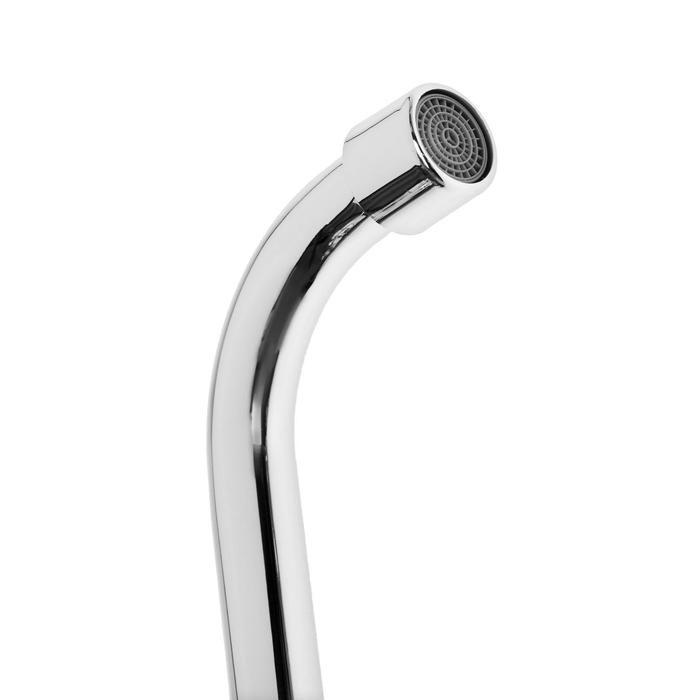 Cмеситель для ванны Accoona A7176, двухрычажный, излив 300 мм, с душевым набором, хром Cмеситель для ванны Accoona A7176, двухрычажный, излив 300 мм, с душевым набором, хром