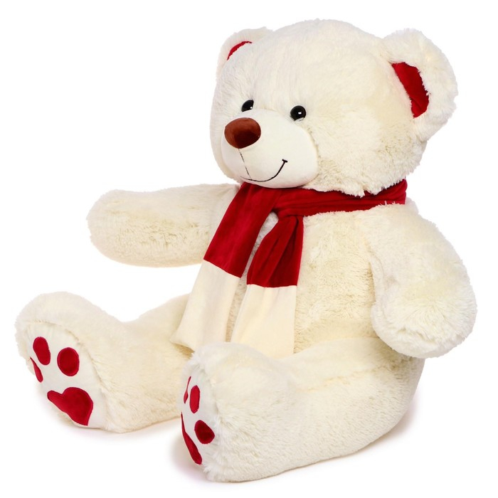 Мягкая игрушка «Медведь Кельвин», цвет молочный, 90 см Мягкая игрушка «Медведь Кельвин», цвет молочный, 90 см