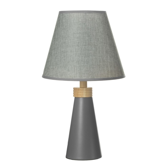 Настольная лампа Настольная лампа "Аютаж" E27 40Вт серый 25х25х42,5 см RISALUX