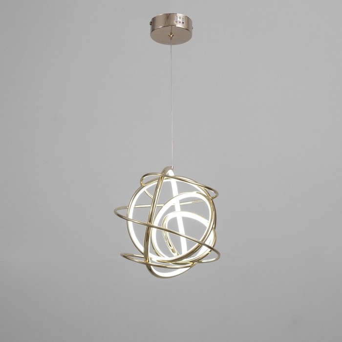 Светильник BayerLux Светильник BayerLux "Ронда" LED 84Вт 6000К золото 28х28х100 см