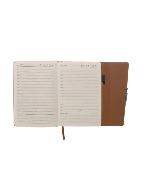 Ежедневник недатированный формат А5, с клапаном, 96л, линия, пвх, Серый Ежедневник недатированный формат А5, с клапаном, 96л, линия, пвх, Серый