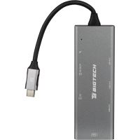 Разветвитель USB HS002 USBх3/HDMIх1/microSDx1/TFcardx1/Серый