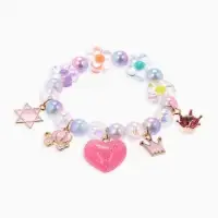 Браслет детский &laquo;Выбражулька. Принцесса с цветами&raquo;, d=5.5 см, разноцветный в золоте