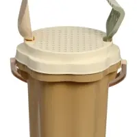 Песочный набор № 174 "Зефир", ведро-цветок 0,3 л, сито, грабли, совок, 2 формочки 01874