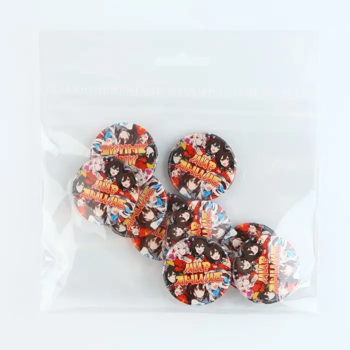 Значок закатной «Мир аниме», d = 38мм Значок закатной «Мир аниме», d = 38мм