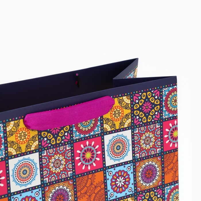 Пакет подарочный ламинированный вертикальный, упаковка, «Мозайка», ML 23 х 27 х 11,5 см Пакет подарочный ламинированный вертикальный, упаковка, «Мозайка», ML 23 х 27 х 11,5 см