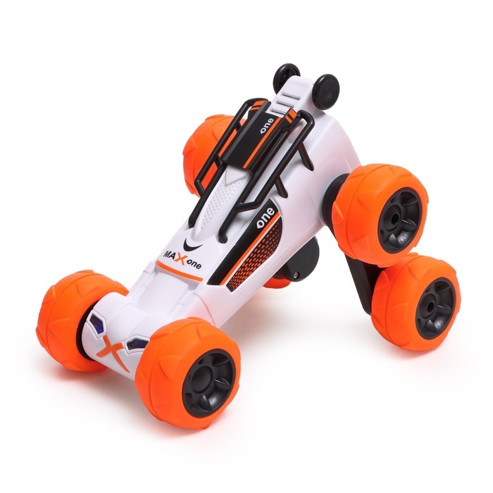 Перевёртыш радиоуправляемый «Акробат», работает от аккумулятора, цвет белый Перевёртыш радиоуправляемый «Акробат», работает от аккумулятора, цвет белый