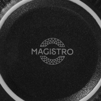 Миска фарфоровая Magistro Line, 850 мл, d=15 см, цвет чёрный