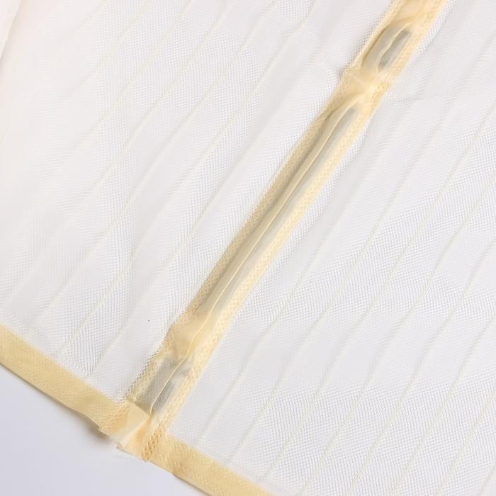 Сетка антимоскитная для дверей, 100 × 210 см, на магнитах, цвет бежевый Сетка антимоскитная для дверей, 100 × 210 см, на магнитах, цвет бежевый