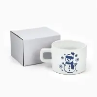 Кружка новогодняя керамическая &laquo;Снеговик&raquo;, 320 мл, ручная работа