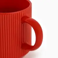 Кружка новогодняя керамическая &laquo;Снежинка&raquo;, 350 мл