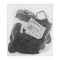 Замок-защелка на ящик, 5.5 см, железный, черный, с проушиной,10 шт.