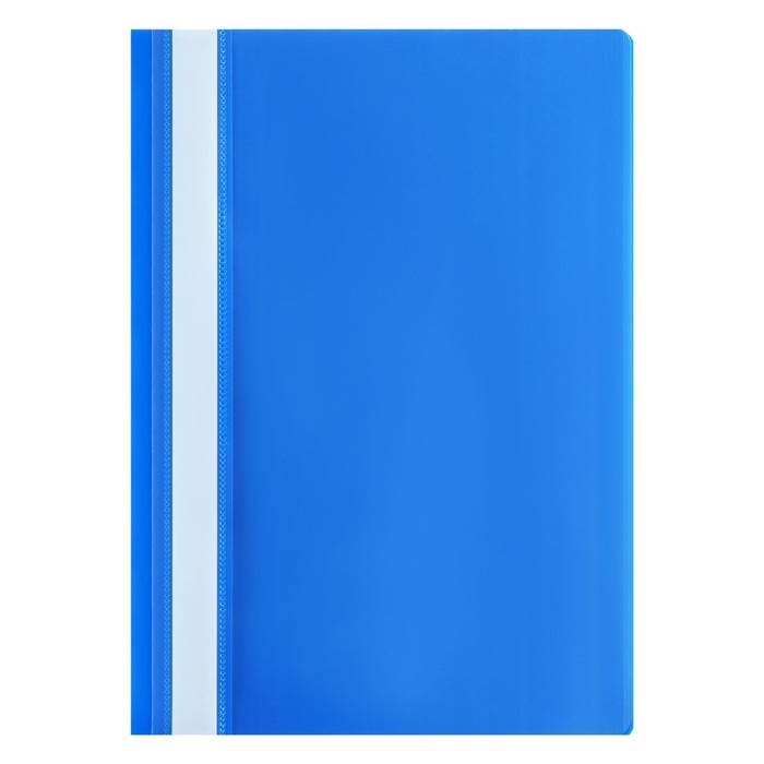 Набор папок-скоросшивателей А4, 5 штук, Calligrata, 180 мкм, с прозрачным верхом, синий Набор папок-скоросшивателей А4, 5 штук, Calligrata, 180 мкм, с прозрачным верхом, синий