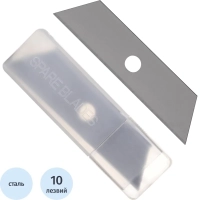Лезвие для ножей запасное Topfort 71,4х17,4х0,5 мм сталь SK5 10шт/уп