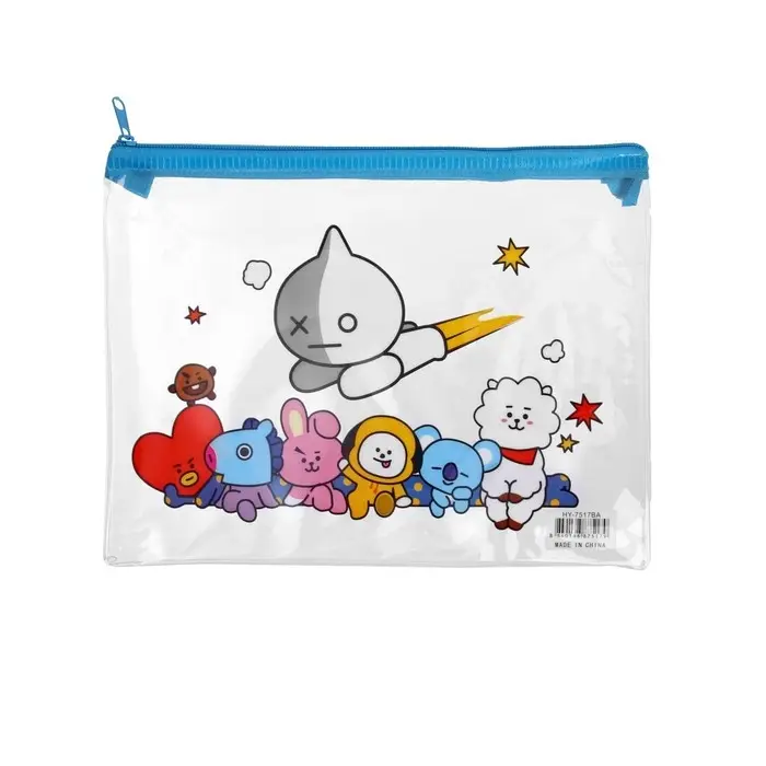 Папка на молнии А5 "Милашки", МИКС