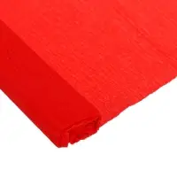 Бумага крепированная 50&times;200 см, в рулоне, 32 г/м&sup2;, красная