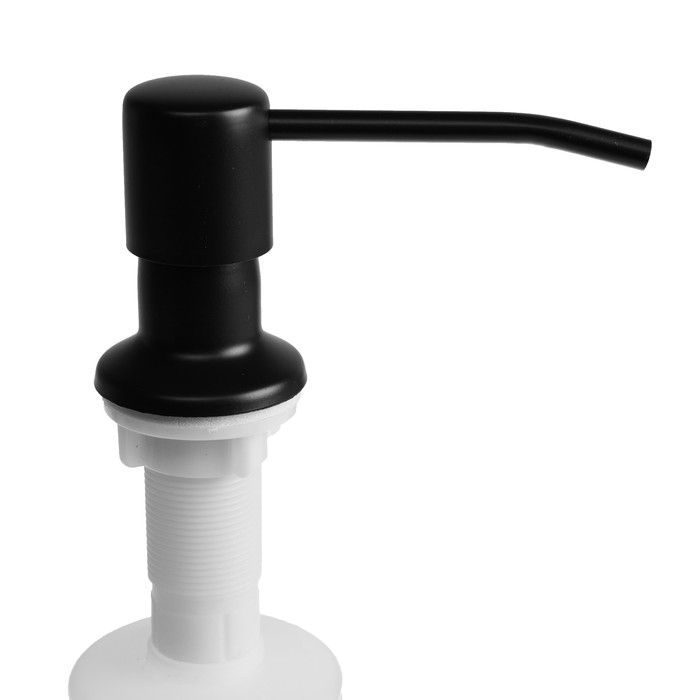 Дозатор для моющего средства ZEIN Z3615, на мойку, встраиваемый, чёрный Дозатор для моющего средства ZEIN Z3615, на мойку, встраиваемый, чёрный