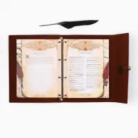 Родословная книга &laquo;Наш род&raquo;, с пером, 56 листов, коричневый, 35&times;25 см