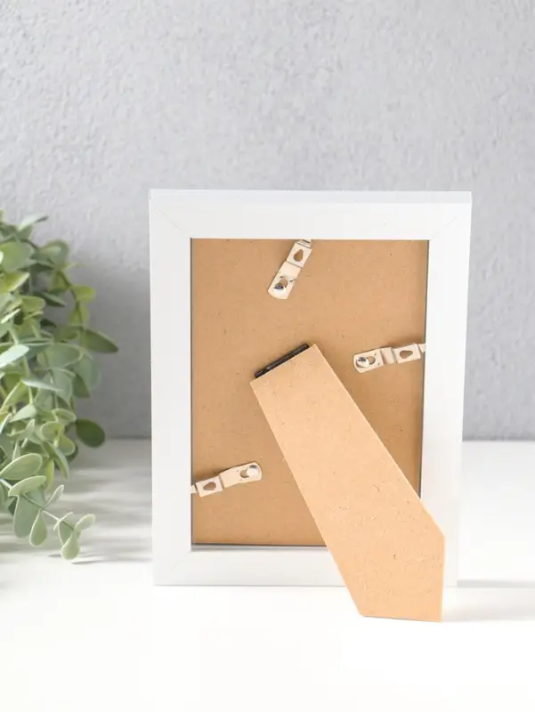 Фоторамка пластик 10х15 см "Остин" бело-серый 18,5х13,5х1,5 см